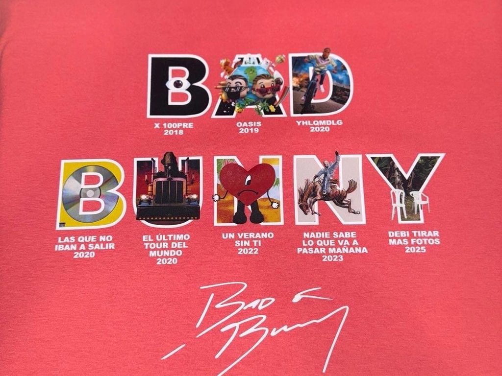 Camisas de artistas de reggueton Puertorriqueno