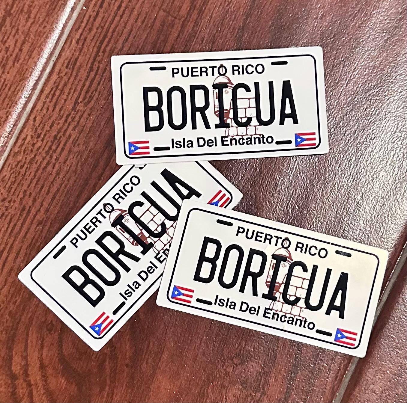Boricua sticker  Set de 4
