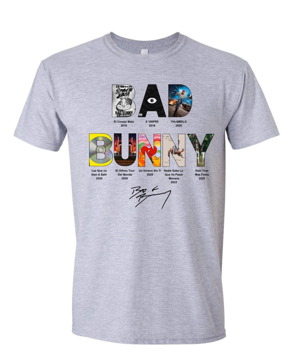 Camisas de artistas de reggueton Puertorriqueno